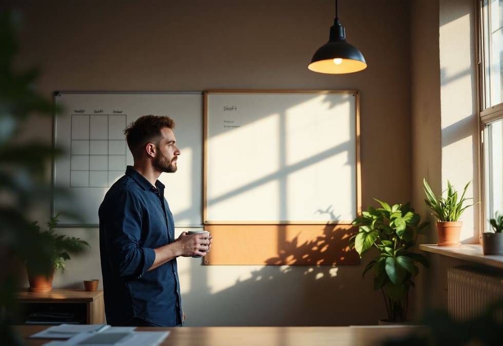 Staffing: a business owner in their working environment